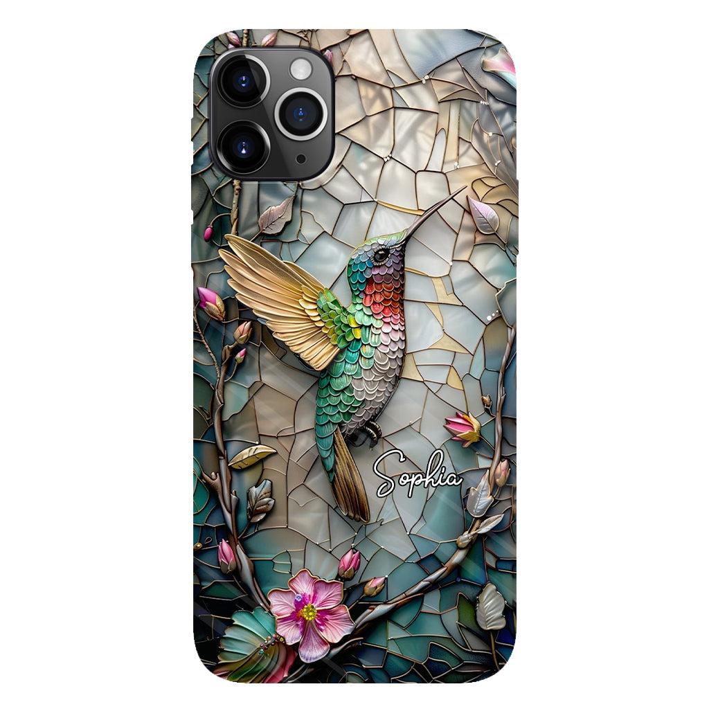 Artistic Hummingbird - Personalized Gardening Full Print Phone Case
