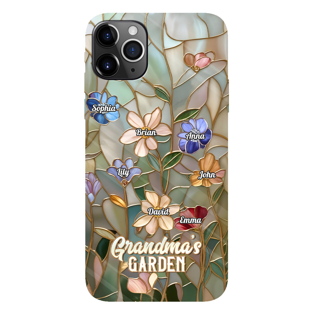 Grandma's Garden - Personalized Grandma Full Print Phone Case