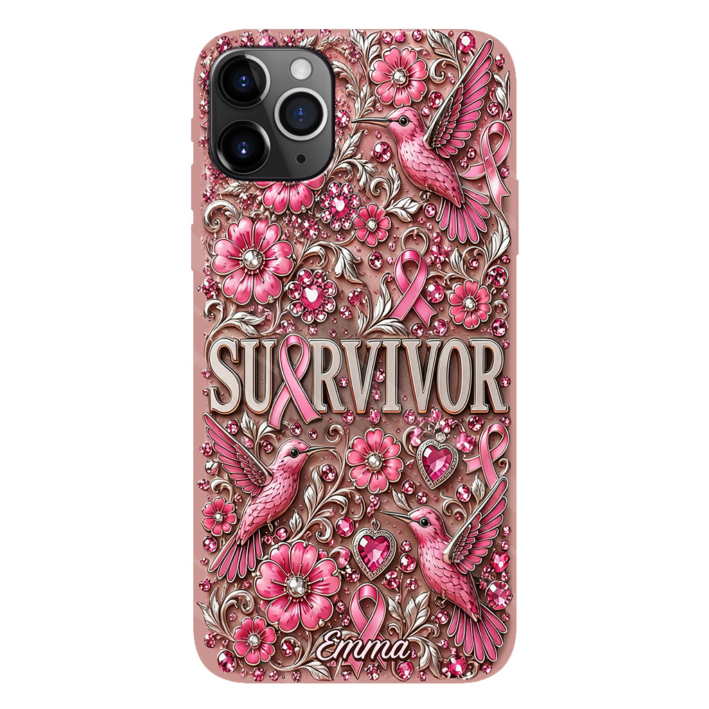 Breast Cancer Awareness - Personalized Breast Cancer Awareness Full Print Phone Case