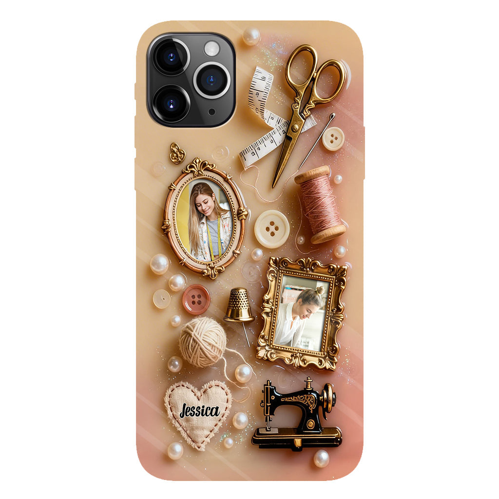 Love Sewing - Personalized Sewing Full Print Phone Case
