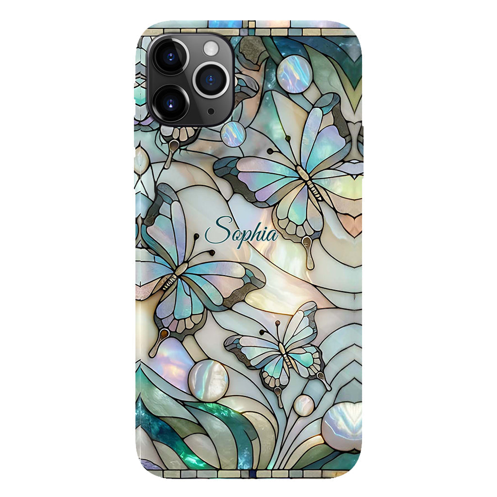 Love Butterflies - Personalized Butterfly Full Print Phone Case