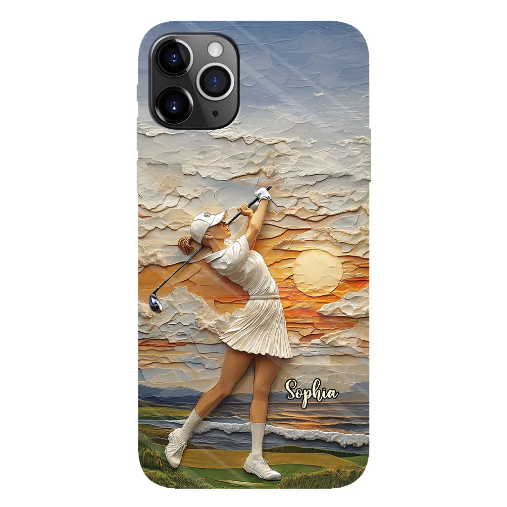 Golf Is My Life - Personalized Golf Full Print Phone Case
