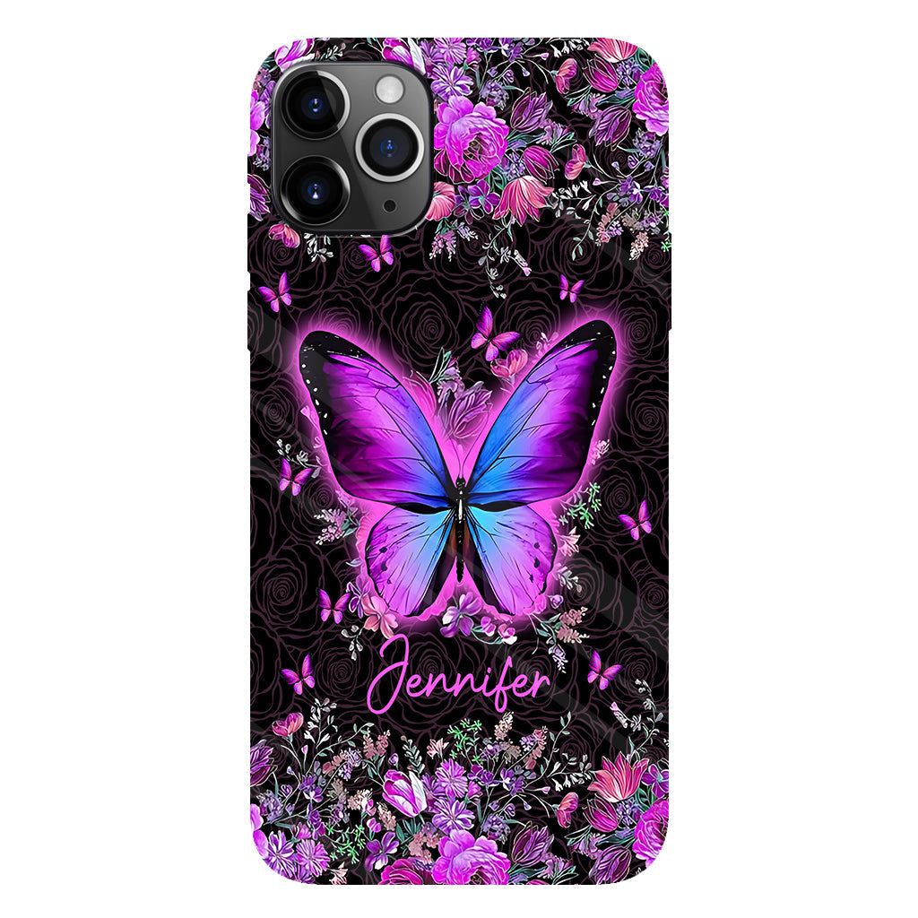 Love Butterflies - Personalized Butterfly Full Print Phone Case