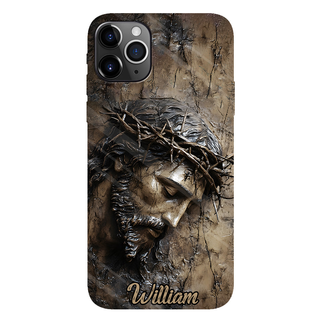 Glaube, Hoffnung, Liebe – Personalisierte Handyhülle mit christlichem Vollbilddruck