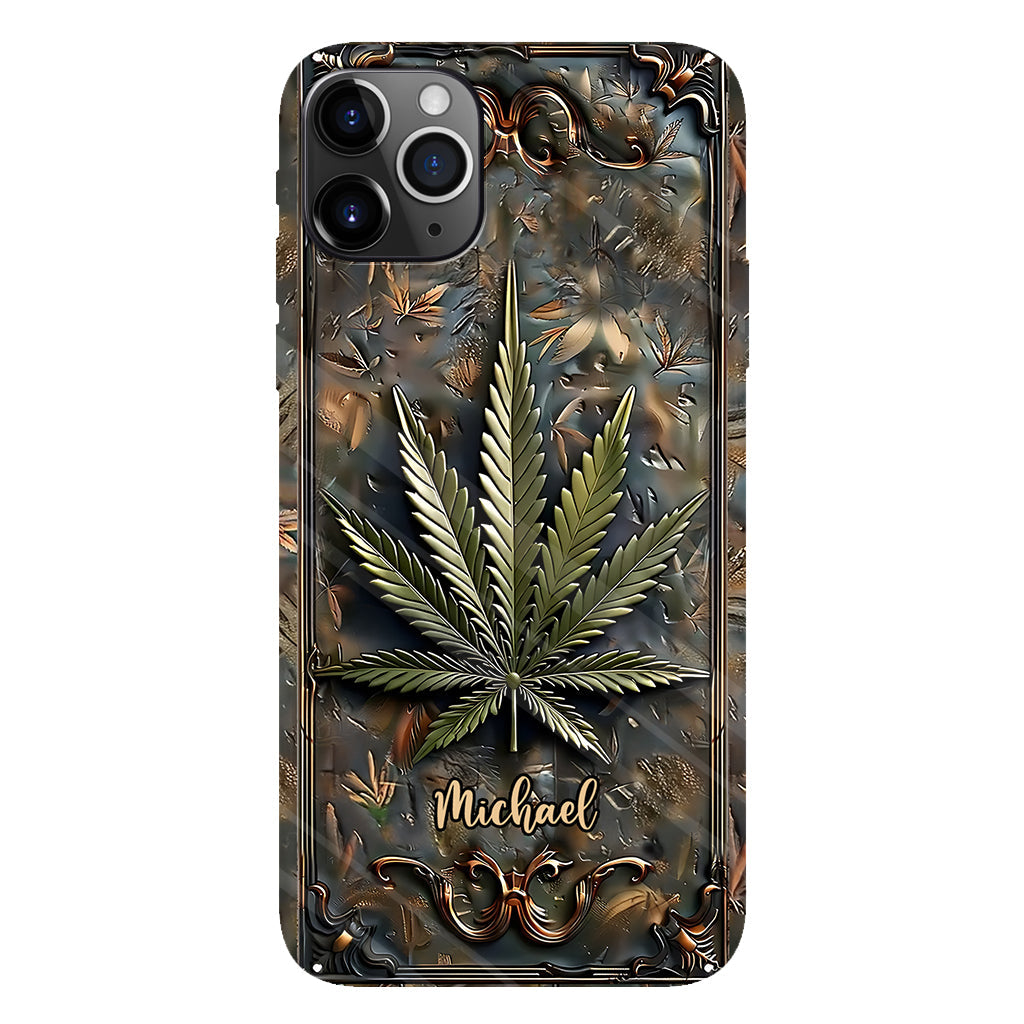 High Life - Personalized Weed Full Print Phone Case