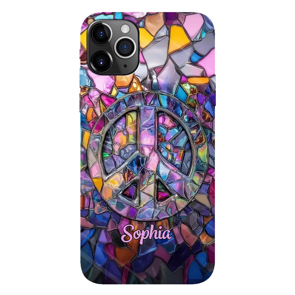 Hippie Soul – Personalisierte Handyhülle mit Hippie-Vollbilddruck