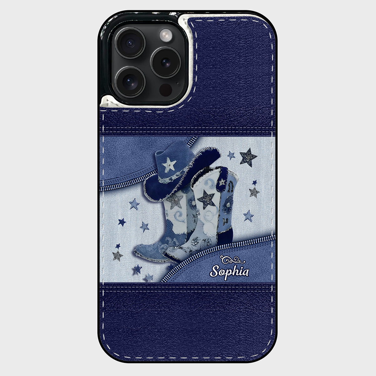 Cowgirl Boots - Personalized Cowgirl Foldable Wallet Phone Case