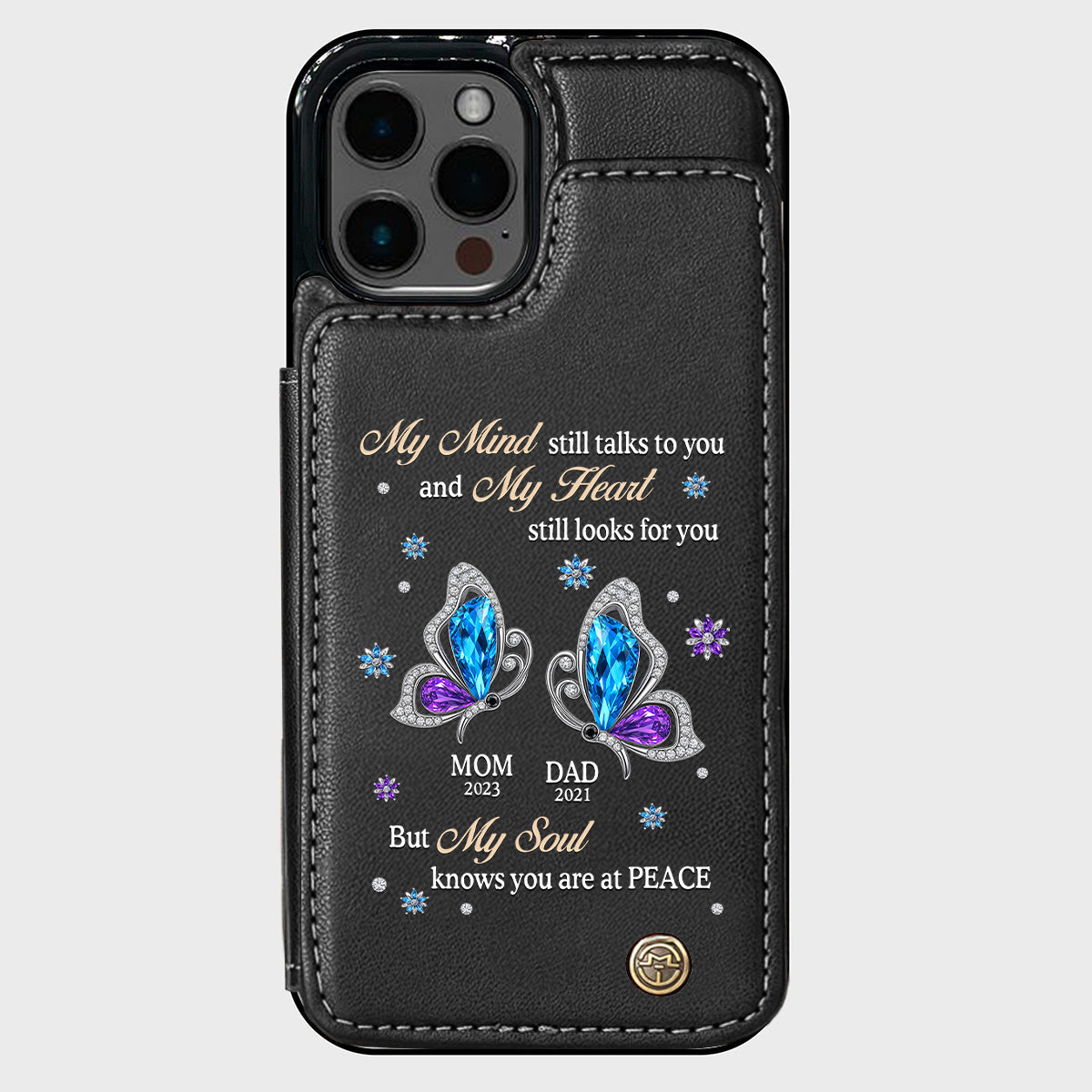 I Love You Forever - Personalized Memorial Wallet Phone Case