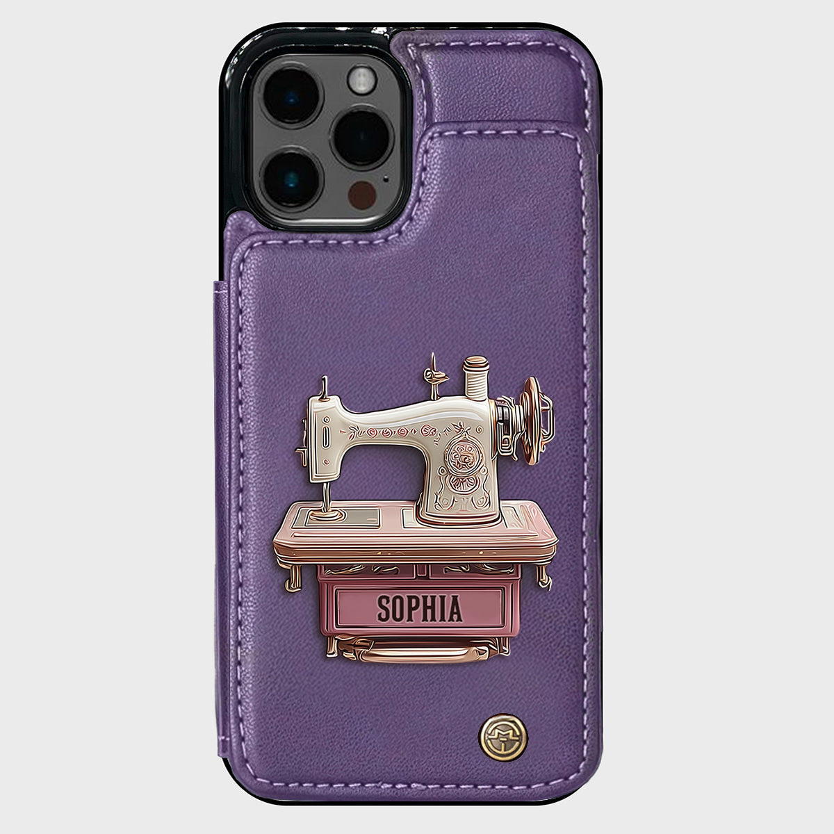 Sewing Machine - Personalized Sewing Wallet Phone Case