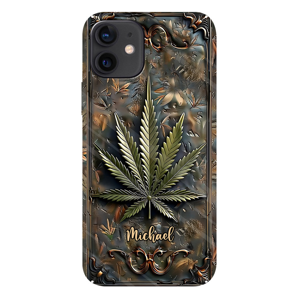 High Life - Personalized Weed Full Print Phone Case