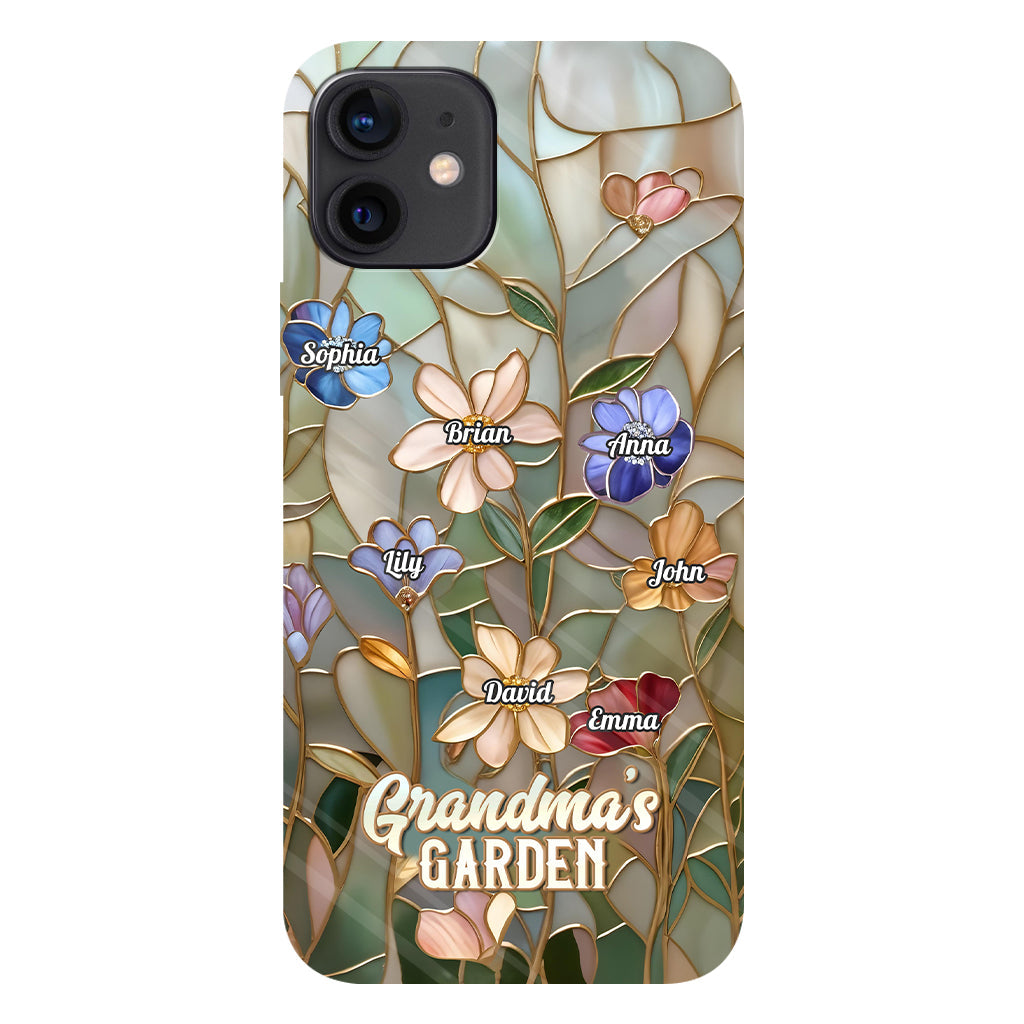 Grandma's Garden - Personalized Grandma Full Print Phone Case