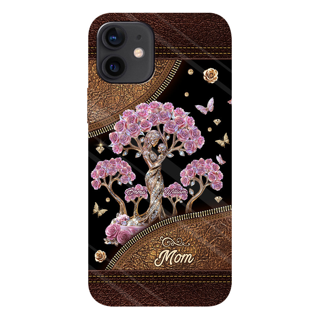 Die Liebe zwischen Mutter und ihren Kindern – Personalisierte Handyhülle mit Muttermotiv
