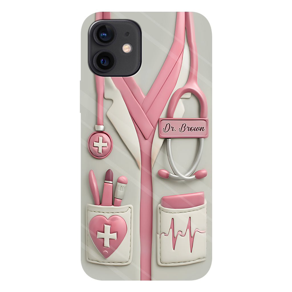 Celebrate Everyday Heroes With Medical Professional Gifts - Personalized Nurse Full Print Phone Case