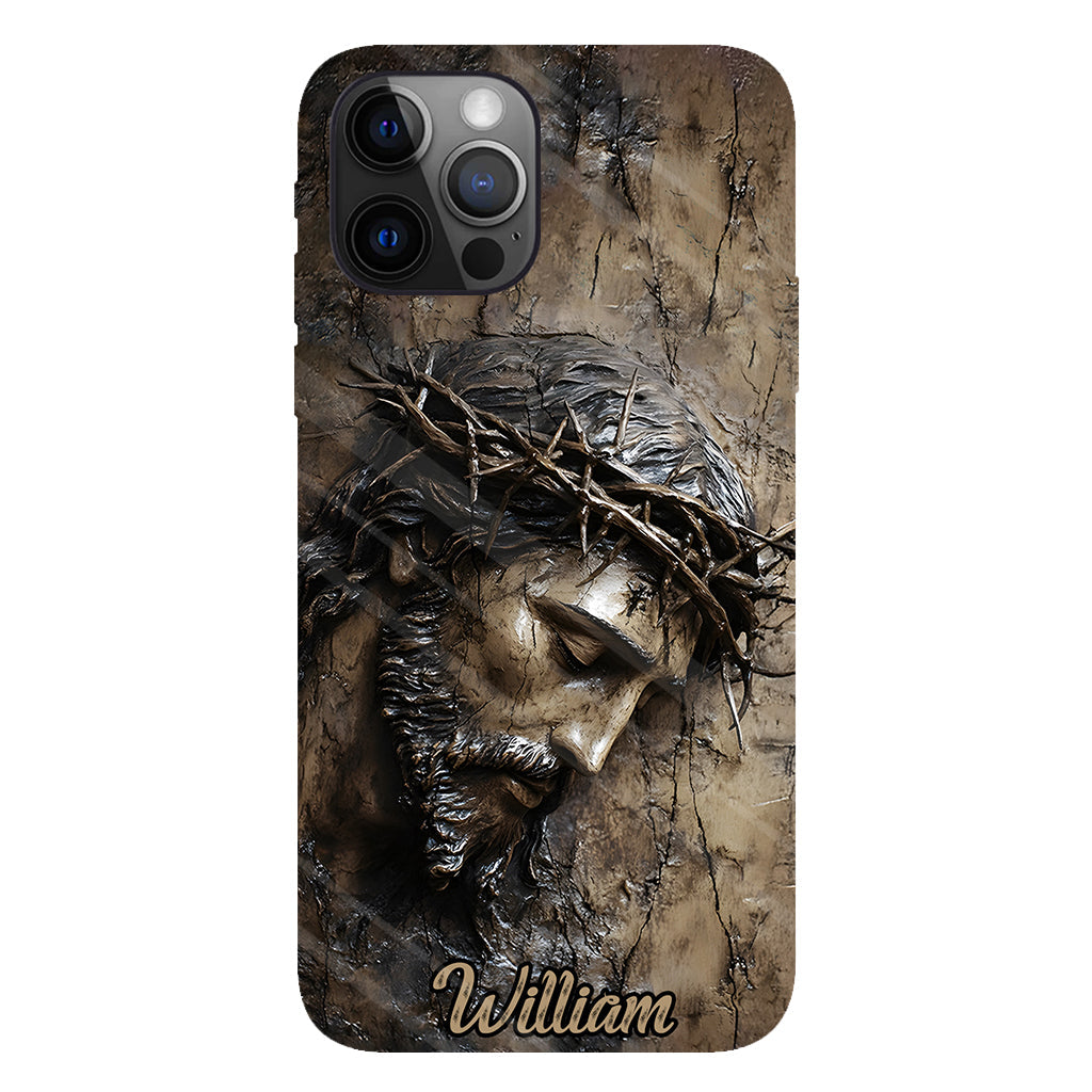 Glaube, Hoffnung, Liebe – Personalisierte Handyhülle mit christlichem Vollbilddruck