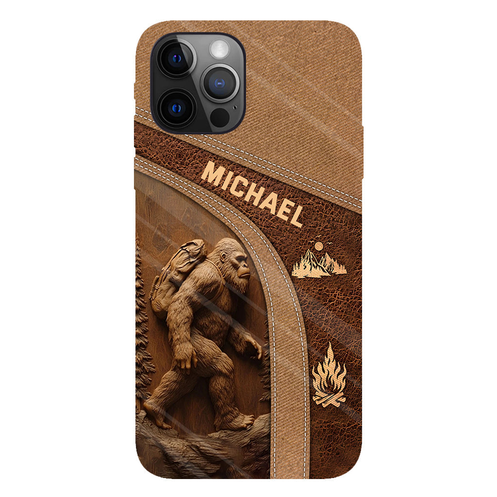 Sasquatch - Personalized Hiking Full Print Phone Case