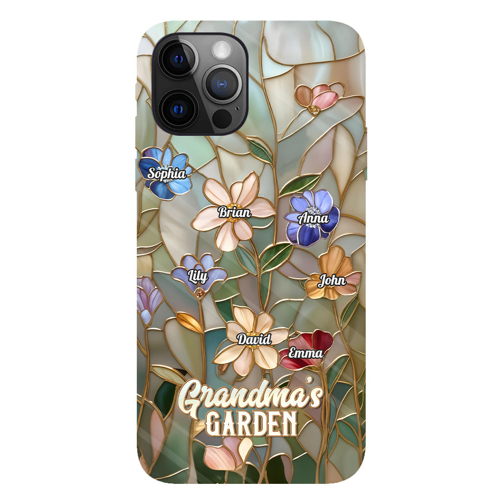 Grandma's Garden - Personalized Grandma Full Print Phone Case