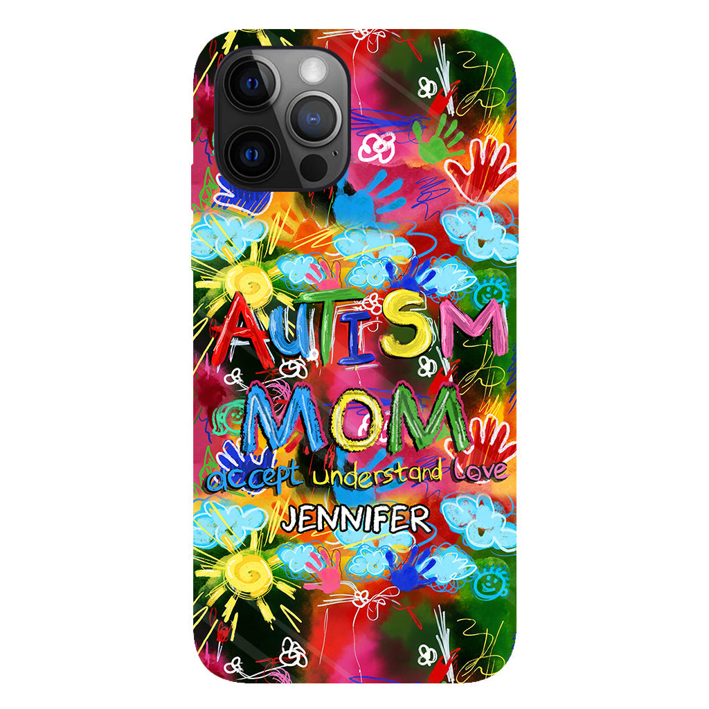 Autism Mom - Personalized Autism Awareness Full Print Phone Case