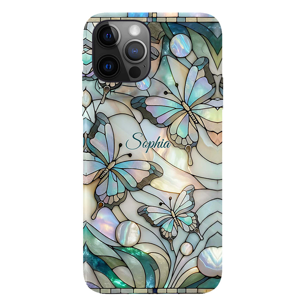 Love Butterflies - Personalized Butterfly Full Print Phone Case