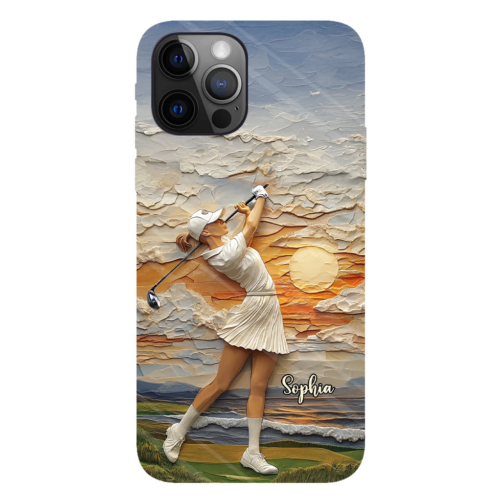 Golf Is My Life - Personalized Golf Full Print Phone Case