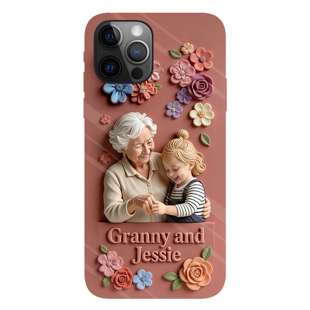 Perfect Gift For Her - Personalized Grandma Full Print Phone Case