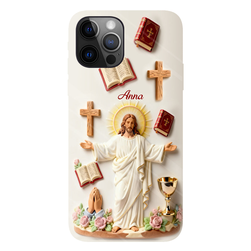 Faith Over Fear - Personalized Christian Full Print Phone Case