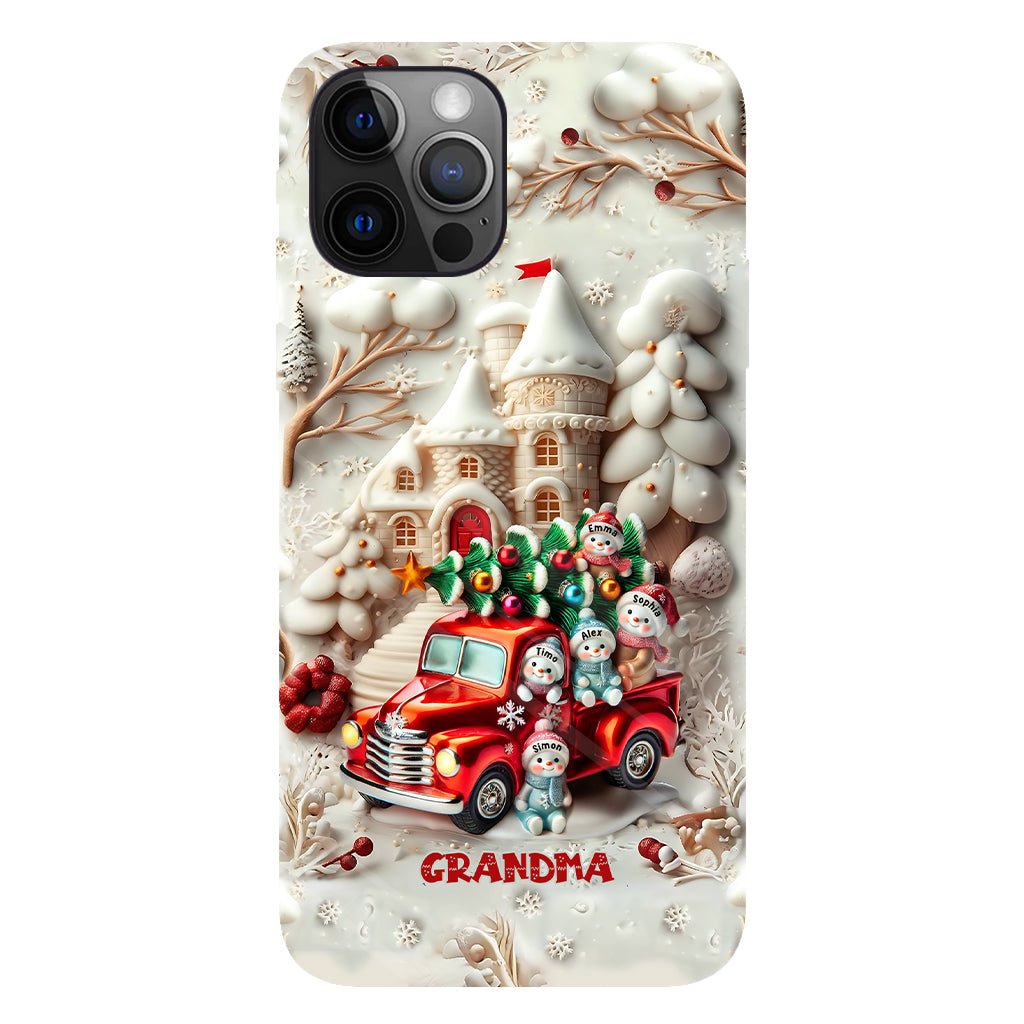 Nana's Little Cuties - Personalized Grandma Full Print Phone Case