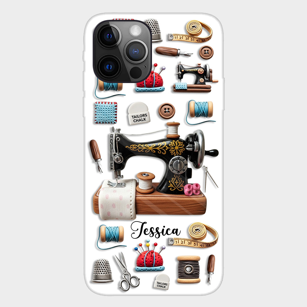 Stunning Sewing Machine - Personalized Sewing Full Print Phone Case