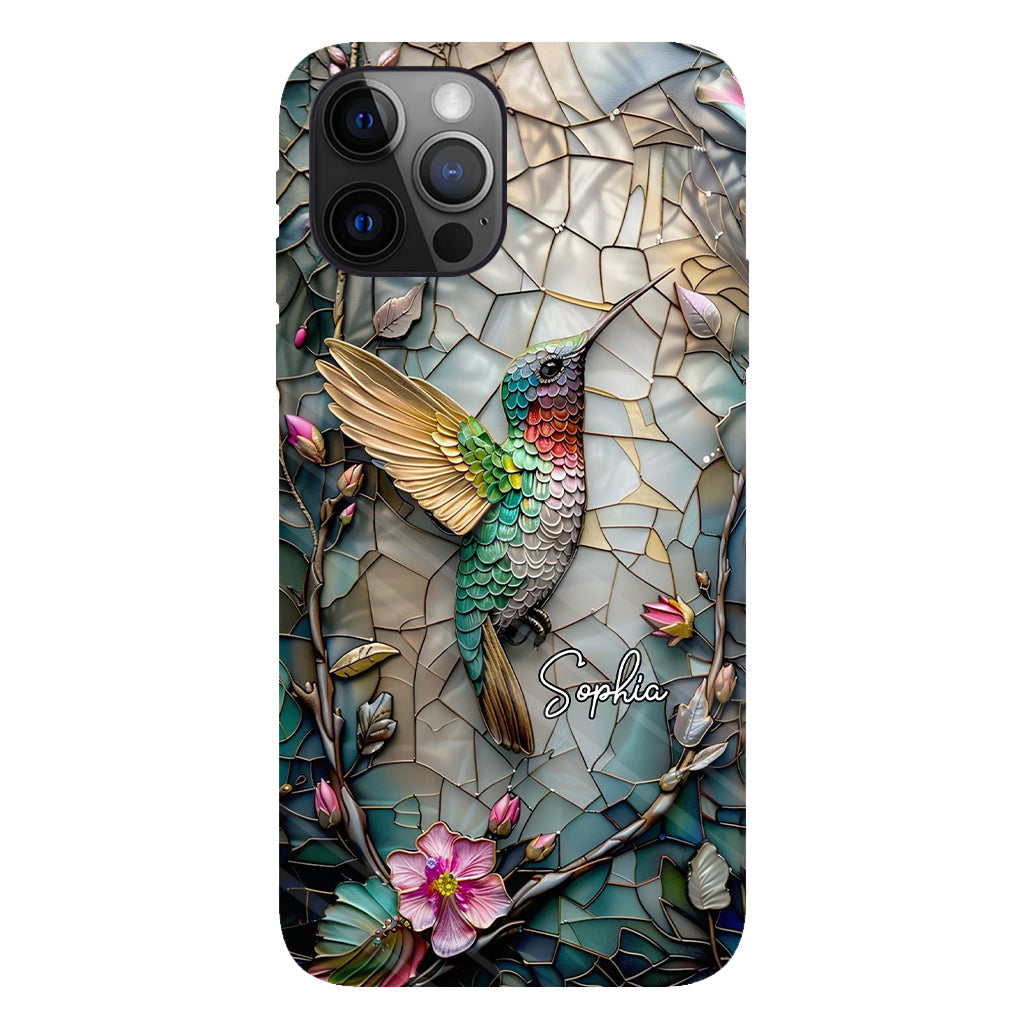 Artistic Hummingbird - Personalized Gardening Full Print Phone Case