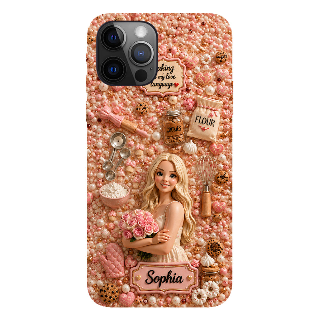 Baking Is My Love Language - Personalized Baking Full Print Phone Case