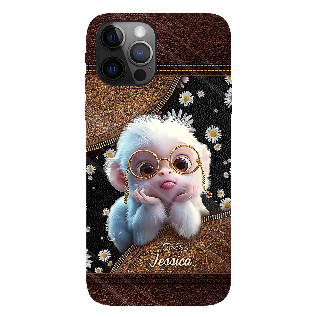 Cute Monkey - Personalized Full Print Phone Case