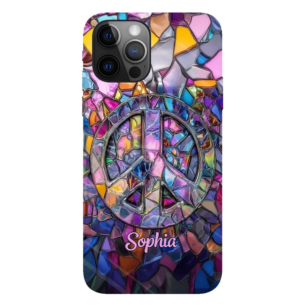 Hippie Soul – Personalisierte Handyhülle mit Hippie-Vollbilddruck