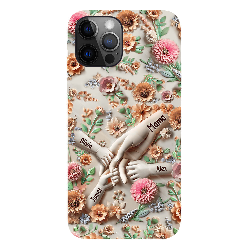 Hold Our Hands - Personalized Mother Full Print Phone Case