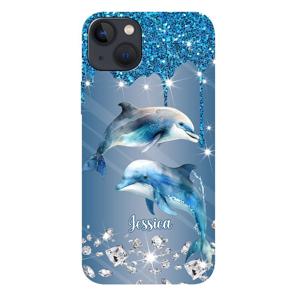 Beautiful Dolphins - Personalized Dolphin Full Print Phone Case