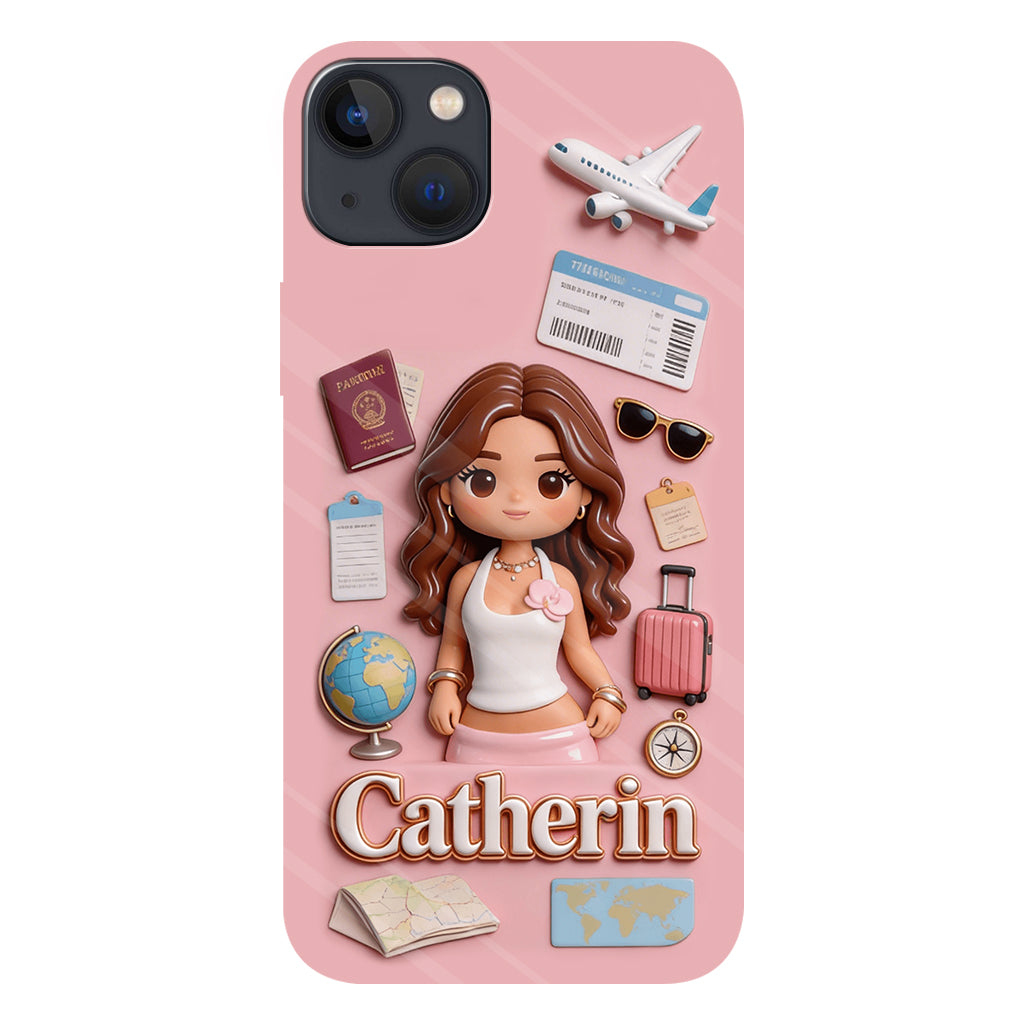 Traveling Lover - Personalized Travelling Full Print Phone Case
