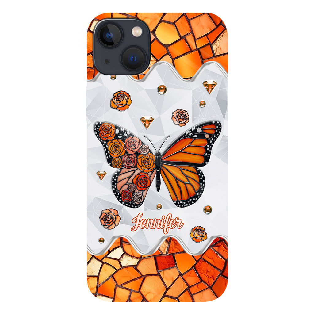 Wunderschöner Schmetterling – Personalisierte Handyhülle mit Schmetterlingsmotiv