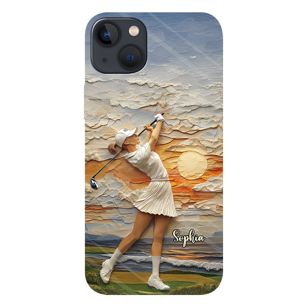 Golf Is My Life - Personalized Golf Full Print Phone Case