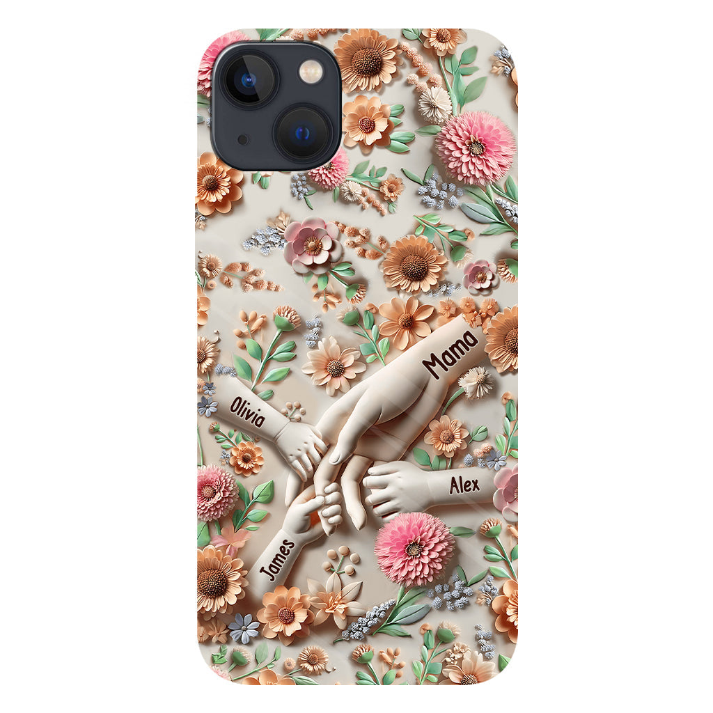 Hold Our Hands - Personalized Mother Full Print Phone Case