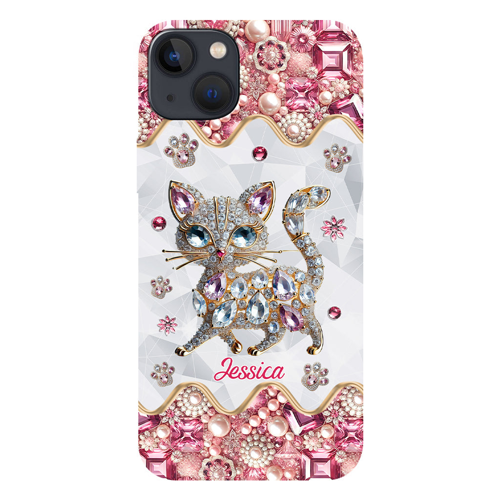 Just A Girl Who Loves Cats - Personalized Cat Full Print Phone Case