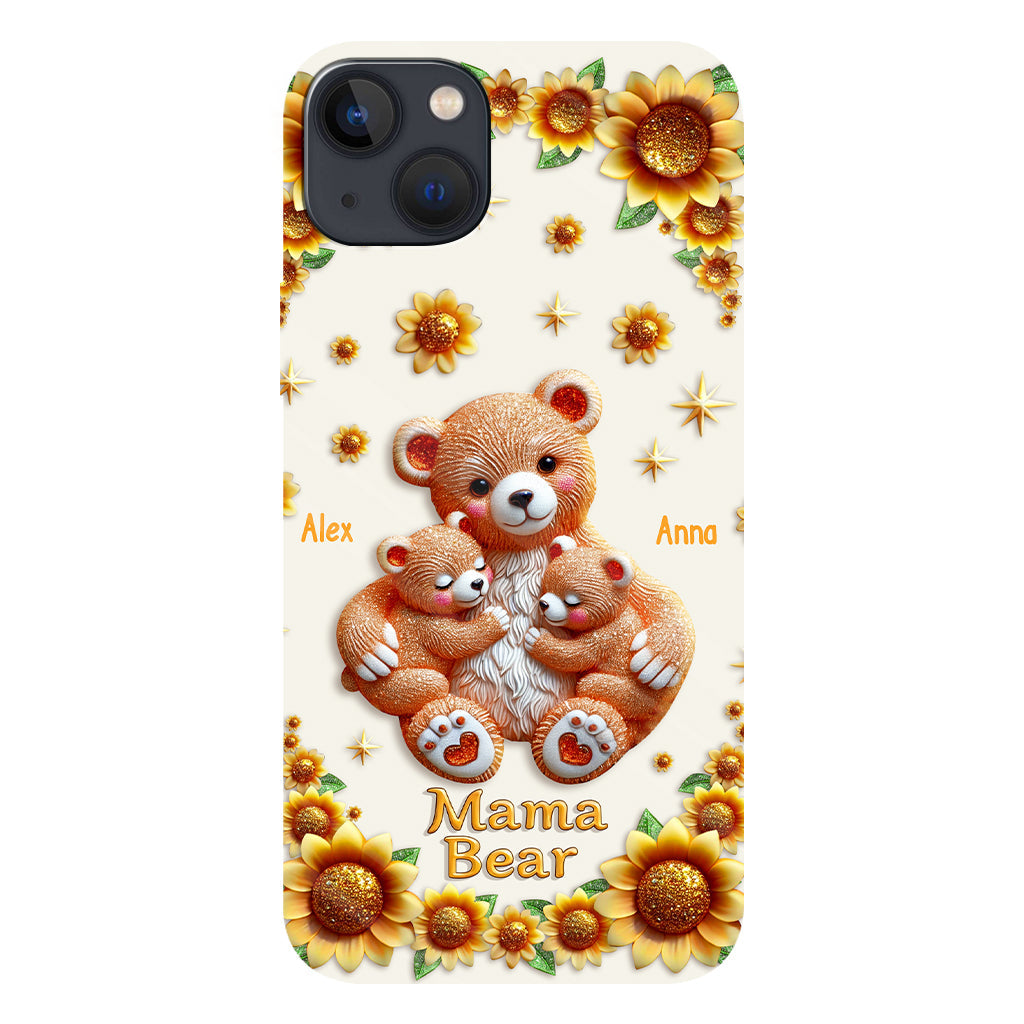 Mama Bear - Personalized Mother Full Print Phone Case