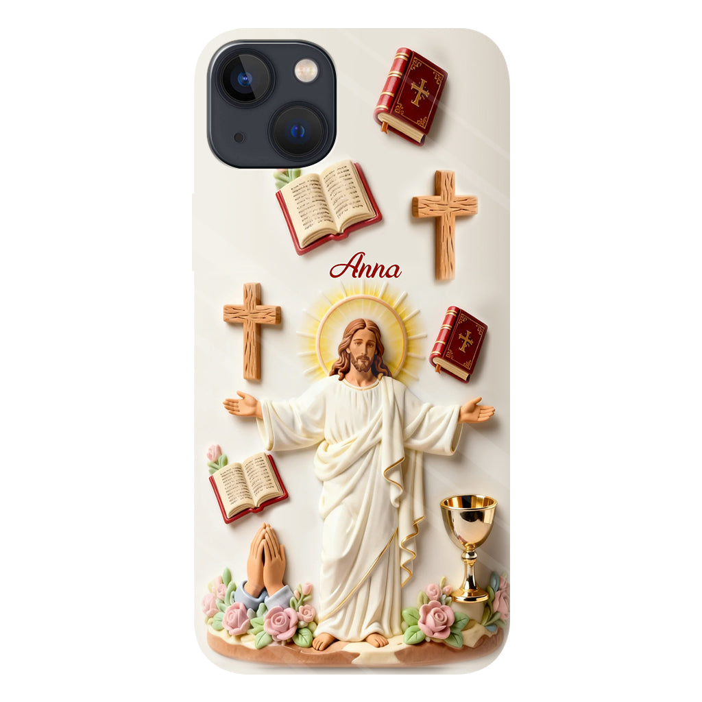 Faith Over Fear - Personalized Christian Full Print Phone Case