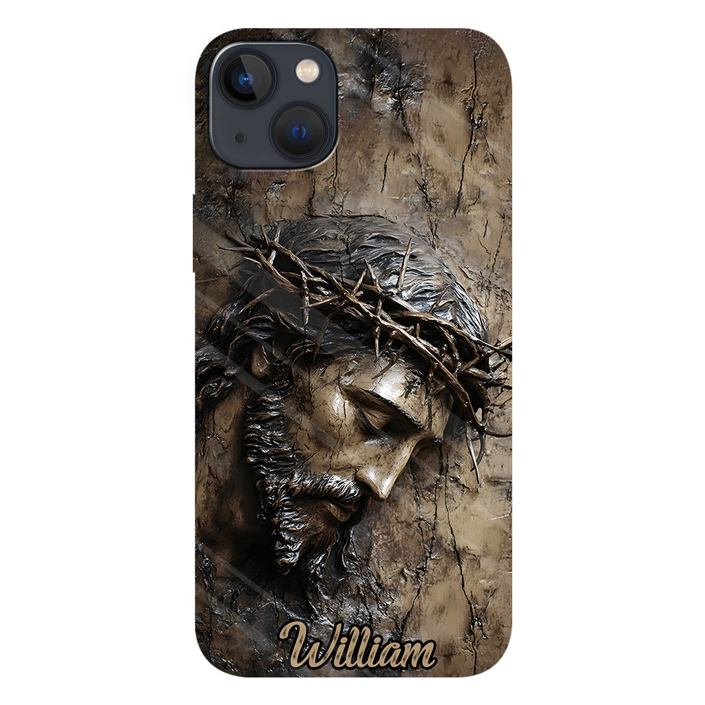 Glaube, Hoffnung, Liebe – Personalisierte Handyhülle mit christlichem Vollbilddruck