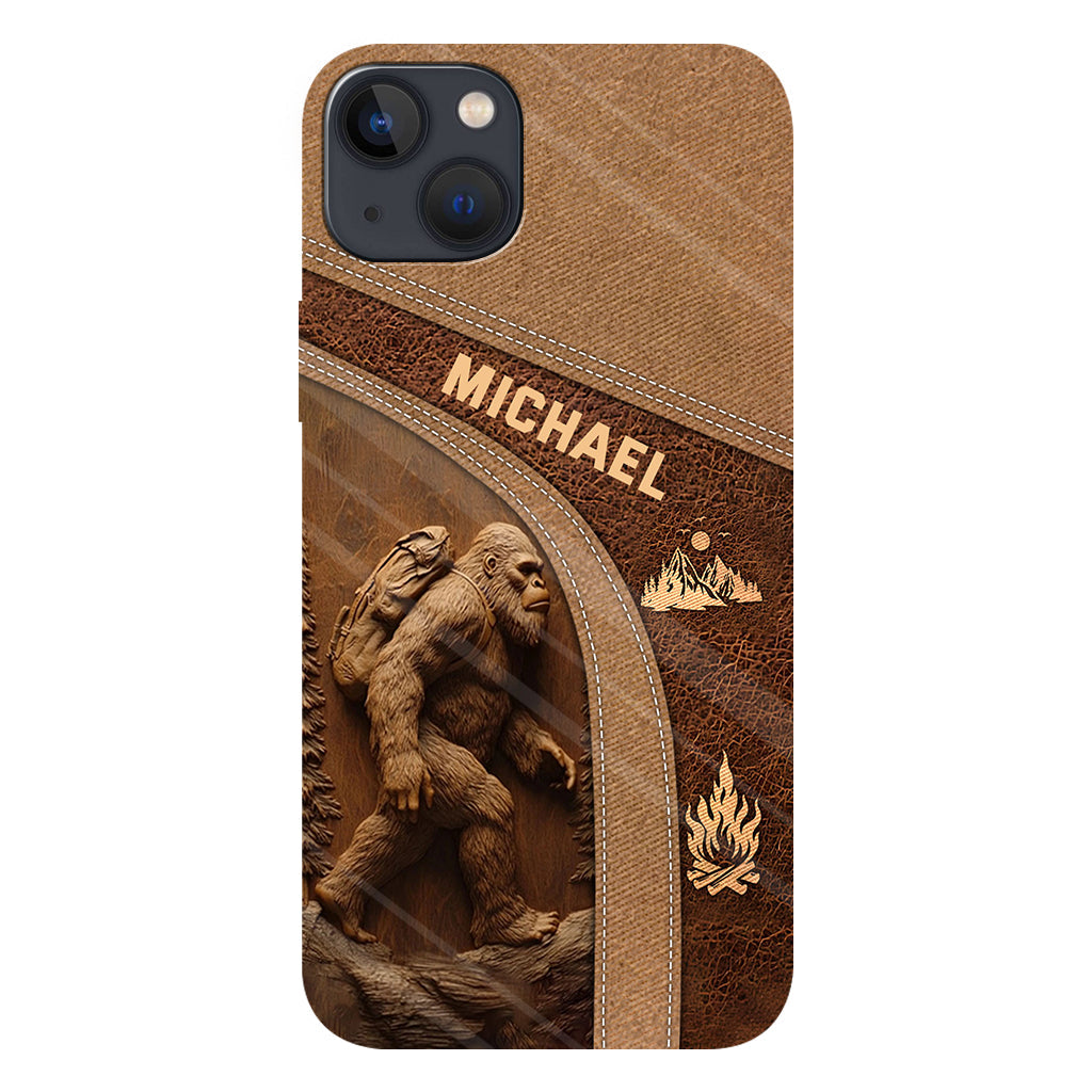 Sasquatch - Personalized Hiking Full Print Phone Case