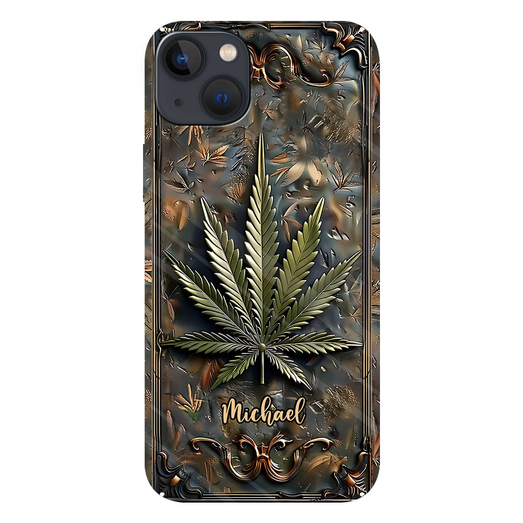 High Life - Personalized Weed Full Print Phone Case
