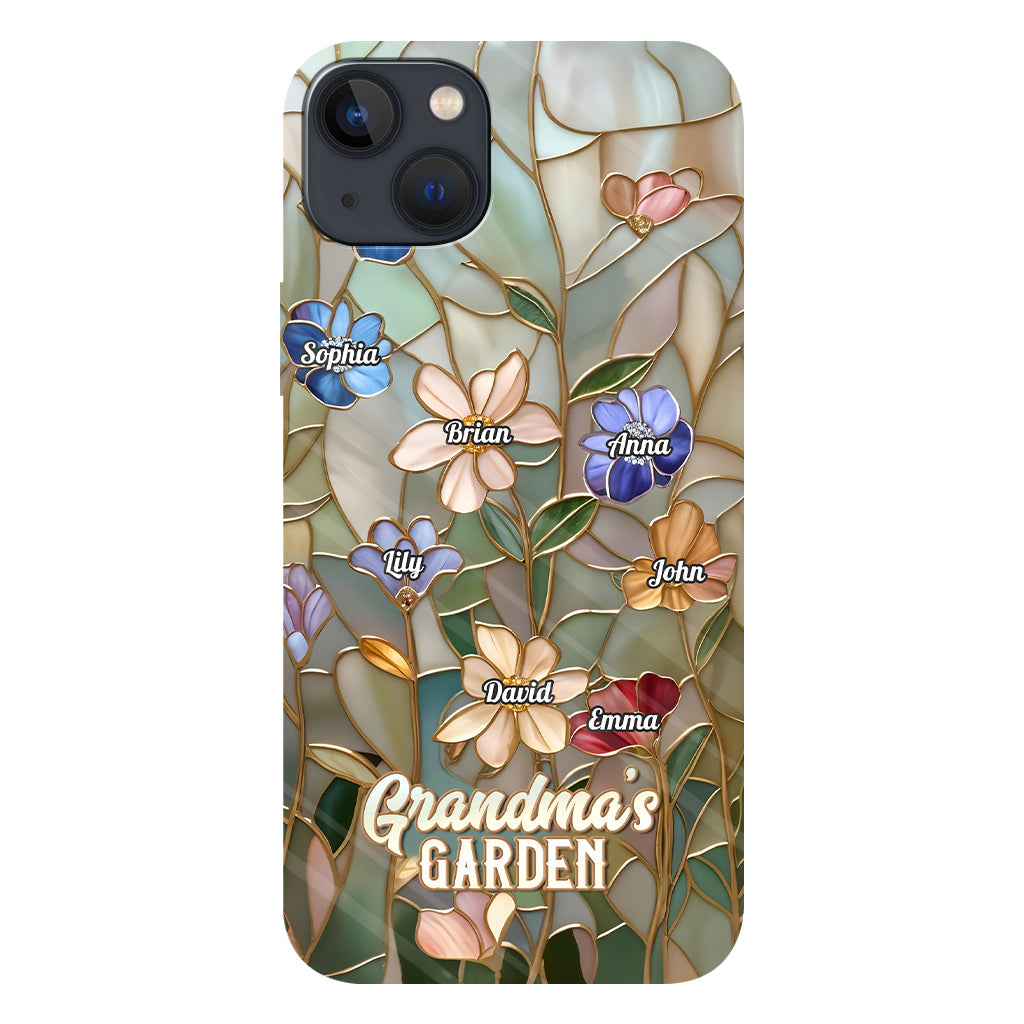 Grandma's Garden - Personalized Grandma Full Print Phone Case
