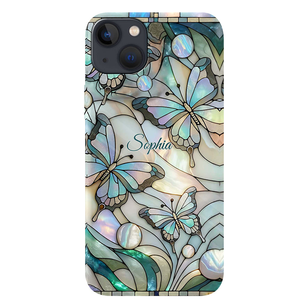Love Butterflies - Personalized Butterfly Full Print Phone Case