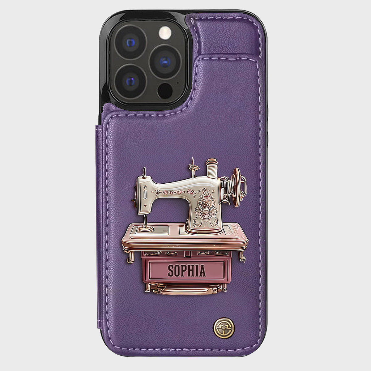 Sewing Machine - Personalized Sewing Wallet Phone Case