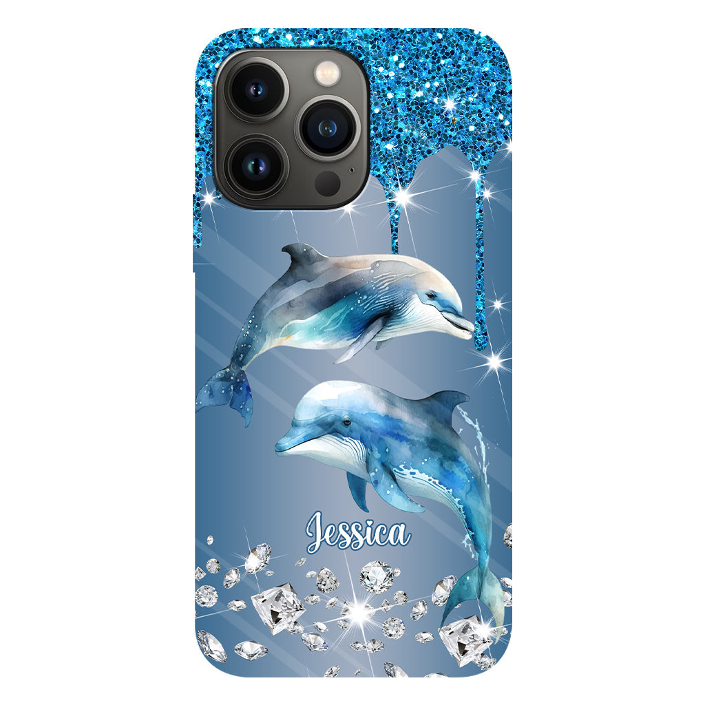 Beautiful Dolphins - Personalized Dolphin Full Print Phone Case