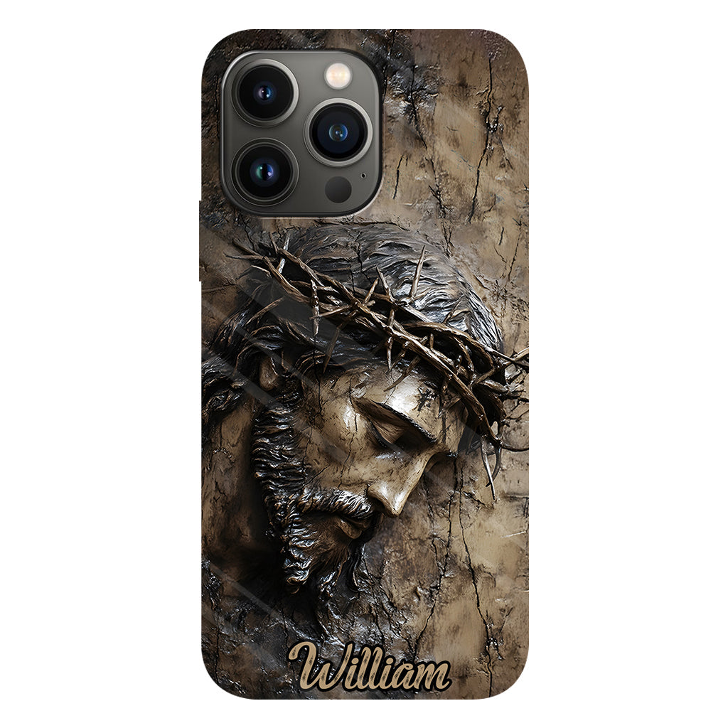 Glaube, Hoffnung, Liebe – Personalisierte Handyhülle mit christlichem Vollbilddruck