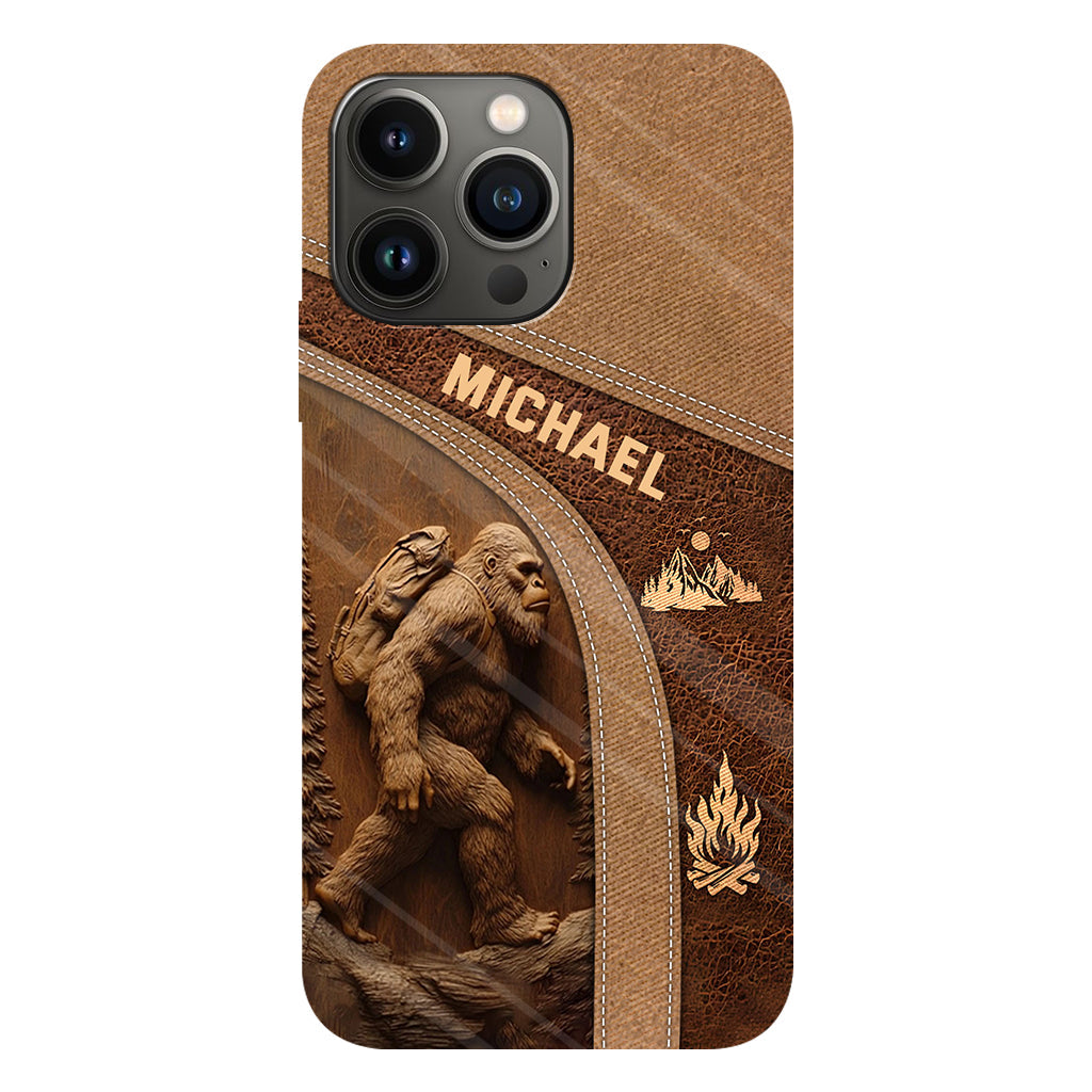 Sasquatch - Personalized Hiking Full Print Phone Case