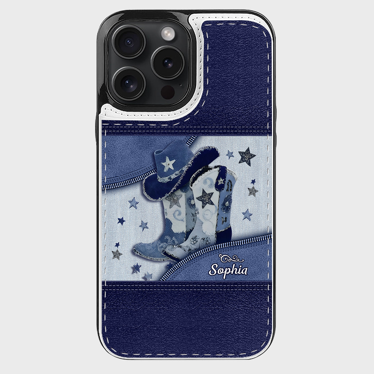 Cowgirl Boots - Personalized Cowgirl Foldable Wallet Phone Case